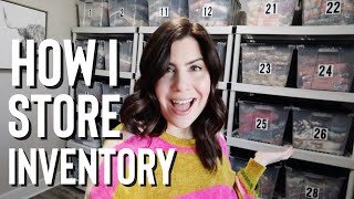 Inventory Storage amp Organization Tour  Online Resale Business [upl. by Ayyidas84]