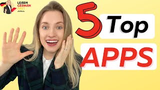 TOP 5 APPS fürs Deutschlernen  Learn German Fast [upl. by Yanat882]