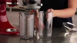 How To Set Up the Juicer amp Sauce Attachment  KitchenAid [upl. by Howlan]