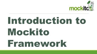 Introduction to Mockito Framework  Mockito 3  Mockito Tutorial  Mockito interview question [upl. by Norrie]