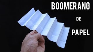 Como Hacer un Avión de Papel BOOMERANG Origami [upl. by Gnuhc]