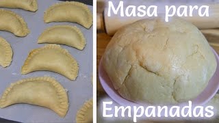 Masa Para Empanadas Saladas  Mi Cocina Rápida [upl. by Viridissa]