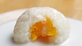 MangoStuffed Sticky Rice ball [upl. by Retswerb393]