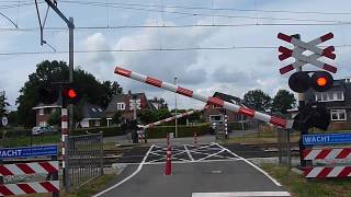 Spoorwegovergang Wezep  Dutch Railroad Crossing [upl. by Martell140]