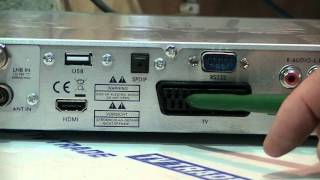 How to Connect amp Install a Satellite Combo Receiver [upl. by Kirwin]