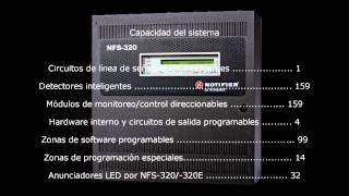 Panel de Control Notifier NFS320 [upl. by Skricki652]