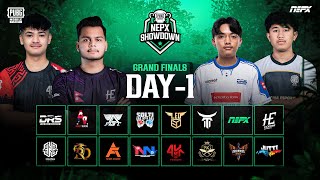 PUBG Mobile NEPX Showdown  Grand Finals Day 1 [upl. by Karlotte401]