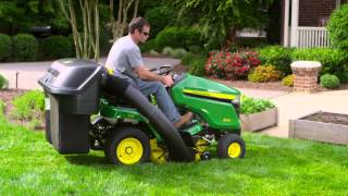 John Deere Riding Lawn Tractors Video [upl. by Ahsikit502]