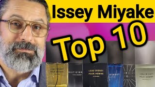 TOP 10 ISSEY MIYAKE FRAGRANCES [upl. by Yerdna]