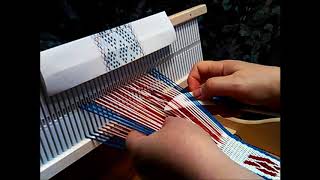 How to Double Face Inkle Weave With Rigid heddle [upl. by Kazim402]