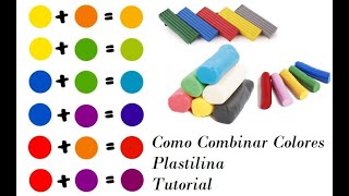 Como combinar colores con plastilina [upl. by Eidak833]