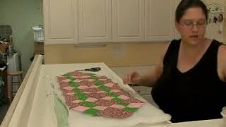 Adding Batting for a Quilted Table Runner [upl. by Aninahs]