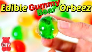 EDIBLE ORBEEZ WITH GUMMY BEARS EASY RECIPE [upl. by Marlin]