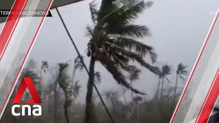 Thousands evacuated in Philippines as Typhoon Vamco approaches [upl. by Lleuqram]