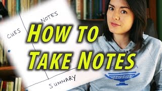 How to Take Notes  Study Tips  Cornell Notes [upl. by Ihtac]