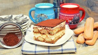 TIRAMISÚ SIN HUEVO  Receta Fácil [upl. by Cavuoto412]