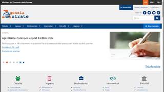 Registrazione account Agenzia Entrate [upl. by Amann]