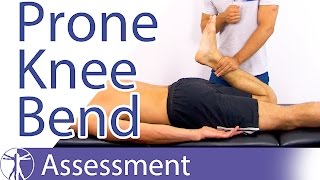 Reversed Lasègue or Prone Knee Bending Test [upl. by Biggs972]