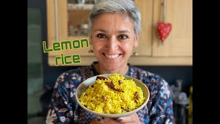 LEMON RICE  Delicious and simple lemon rice  How to make lemon rice  Food with Chetna [upl. by Thoma286]