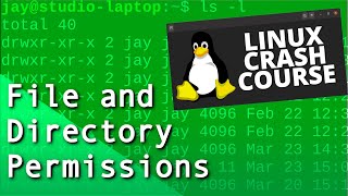 Linux Crash Course  Understanding File amp Directory Permissions [upl. by Oinotna164]