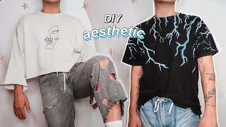 transforma tu ropa vieja diy aesthetic [upl. by Htedirem364]