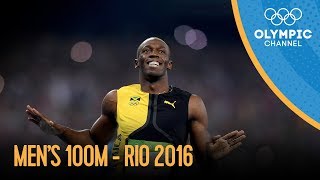 Mens 100m Final  Rio 2016 Replay [upl. by Winters108]