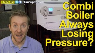 BOILER KEEPS LOSING PRESSURE  WHY AND HOW TO FIX  Plumbing tips [upl. by Amalle]