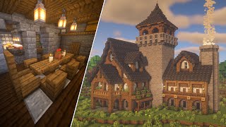 Minecraft Medieval Mansion Interior [upl. by Atirb867]