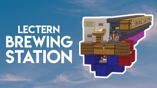 Lectern Based Potion Brewing Station 🧪  Java 1214 Redstone Tutorial [upl. by Ahsiket]