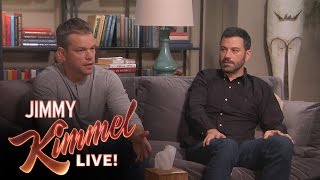 Matt Damon and Jimmy Kimmel go to Couples Therapy [upl. by Skipp210]