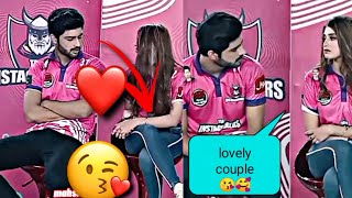 Basit and Maheen cute moments in game show Lovely moments 😍 [upl. by Inalawi]