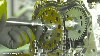 Renault DCI R9M Engine  Timing chain replacement [upl. by Zachar137]