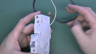 Fitting an RCBO in a Consumer Unit [upl. by Lynnet417]