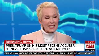 E Jean Carroll on Anderson Cooper quotI wasnt forcedquot [upl. by Vitek]