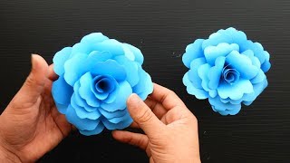 Cómo Hacer Rosas de Papel  Flores Realistas y Fáciles DIY Origami [upl. by Asseram17]