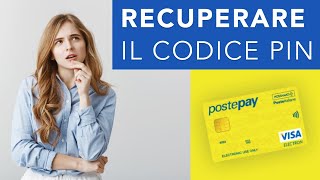 Come Recuperare il Codice PIN della Postepay [upl. by Crain]