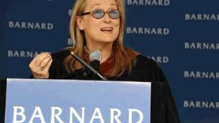 Meryl Streep Barnard Commencement Speaker 2010 Columbia University [upl. by Yssirc]