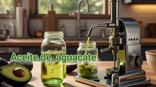 Cómo extraer aceite de aguacate de forma natural [upl. by Acirtap850]