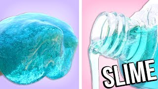 HAZ SLIME CON 1 INGREDIENTE SIN BORAX Y SIN PEGAMENTO  Tutoriales Belen [upl. by Nivar]