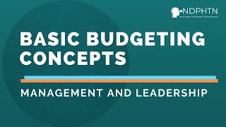 L029 Basic Budgeting Concepts  Leadership and Management [upl. by Akers469]