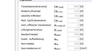 Heizlastberechnung mit Hottgenroth TGAHeizung6 [upl. by Letnwahs]