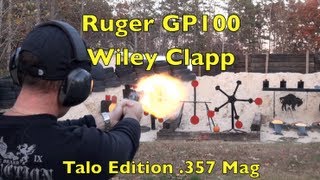 Ruger GP100 357 Magnum Revolver Shooting [upl. by Niatsirhc601]