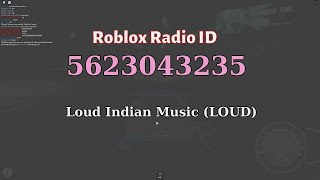 Loud Indian Music LOUD Roblox Radio CodesIDs [upl. by Aerdua716]