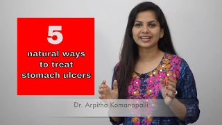 5 Natural ways to treat stomach ulcers  Dr Arpitha Komanapalli [upl. by Mastic]