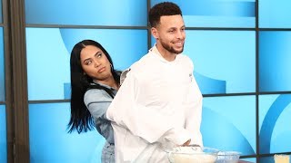 Steph amp Ayesha Curry Get Cooking in the Kitchen [upl. by Otrebide]