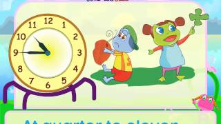 Telling the Time Song English for Children [upl. by Henrion]