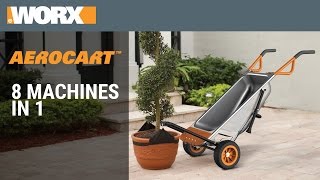 Worx®Aerocart™ 8 Tools in 1 [upl. by Yldarb]