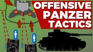 German Panzer Tactics WW2  Attack [upl. by Rusell961]