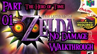 Zelda Majoras Mask 100 Walkthrough Widescreen HD Part 1  Intro  The Hero of Time [upl. by Encratia]