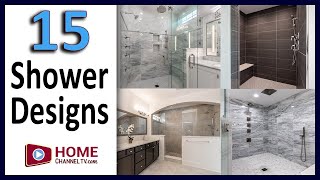 15 Master Bathroom Shower Designs  Remodel Makeover Interior Design Ideas [upl. by Eedyak]